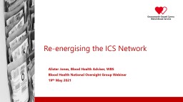 Re-energising the ICS Network