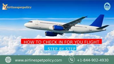 How To Check In For Your Flight