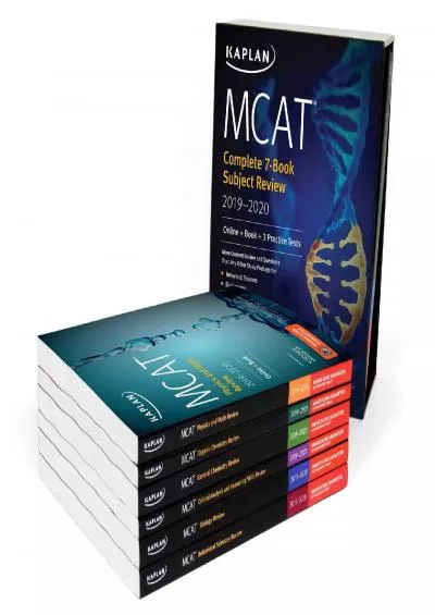 [EBOOK] MCAT Complete 7-Book Subject Review 2019-2020: Online + Book + 3 Practice Tests Kaplan Test Prep