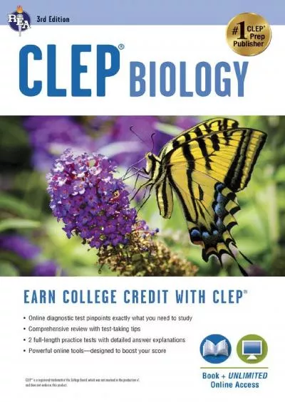 [EBOOK] CLEP® Biology Book + Online CLEP Test Preparation