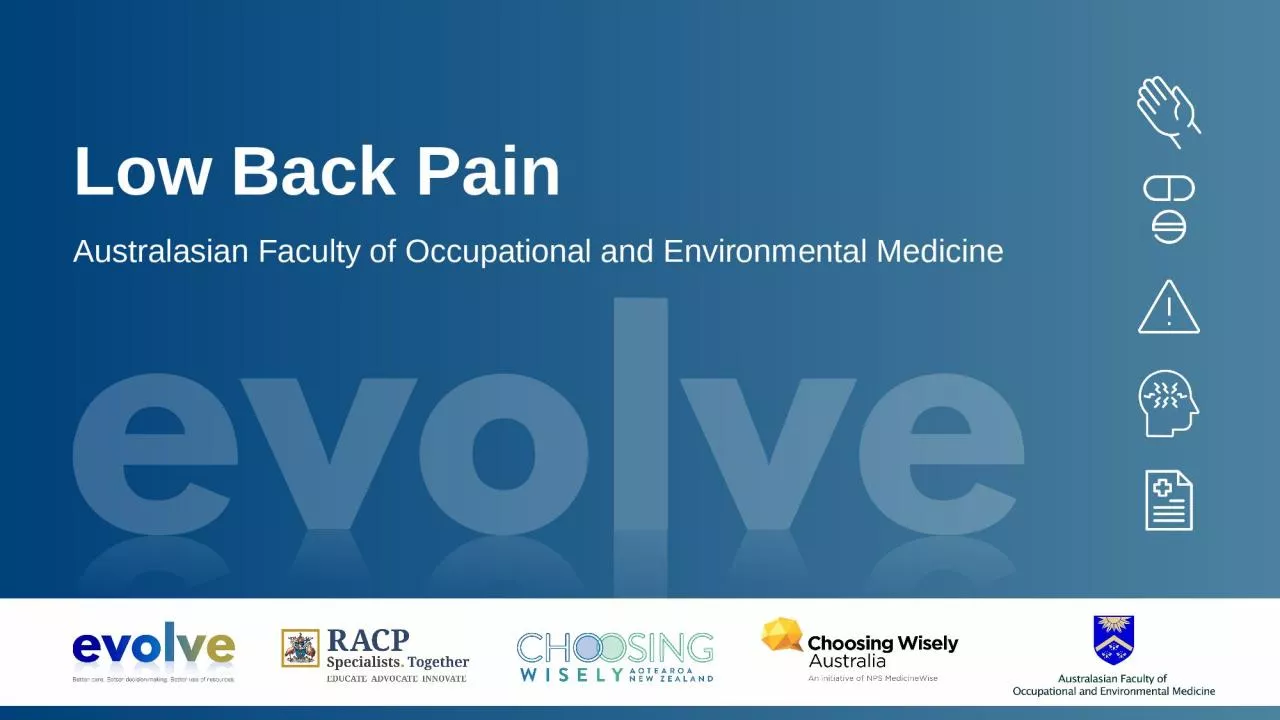 PPT-Australasian Faculty of Occupational and Environmental Medicine