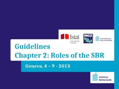 Geneva, 4 – 9 - 2013 Guidelines