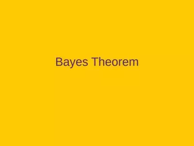 Bayes Theorem Prior Probabilities