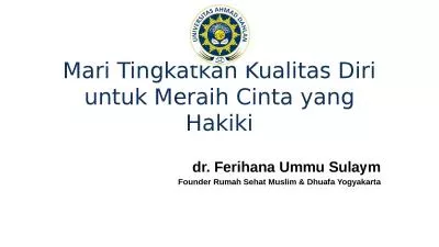 Mari Tingkatkan Kualitas Diri untuk Meraih Cinta yang Hakiki