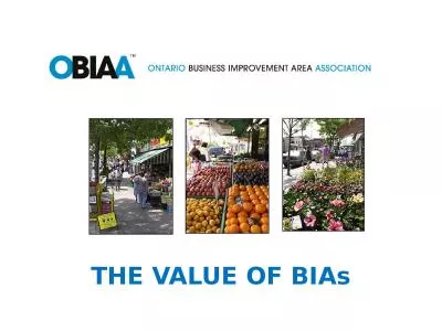 THE VALUE OF BIAs ~  2  ~
