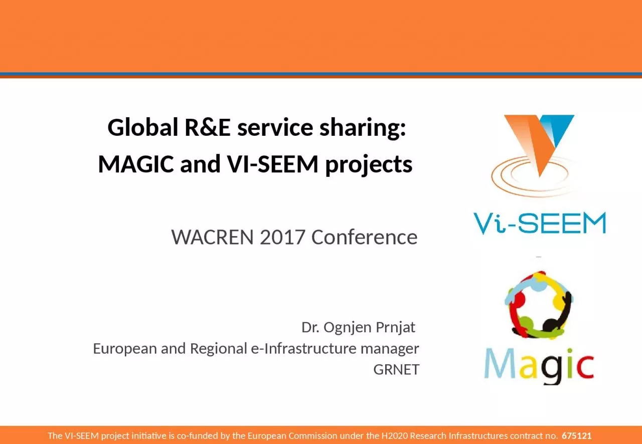 PPT-WACREN 2017 Conference The