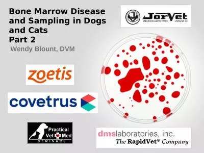 Bone  Marrow Disease and Sampling in Dogs and Cats