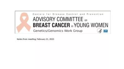 Genetics/Genomics Work Group