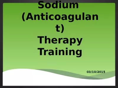 Warfarin Sodium  (Anticoagulant)