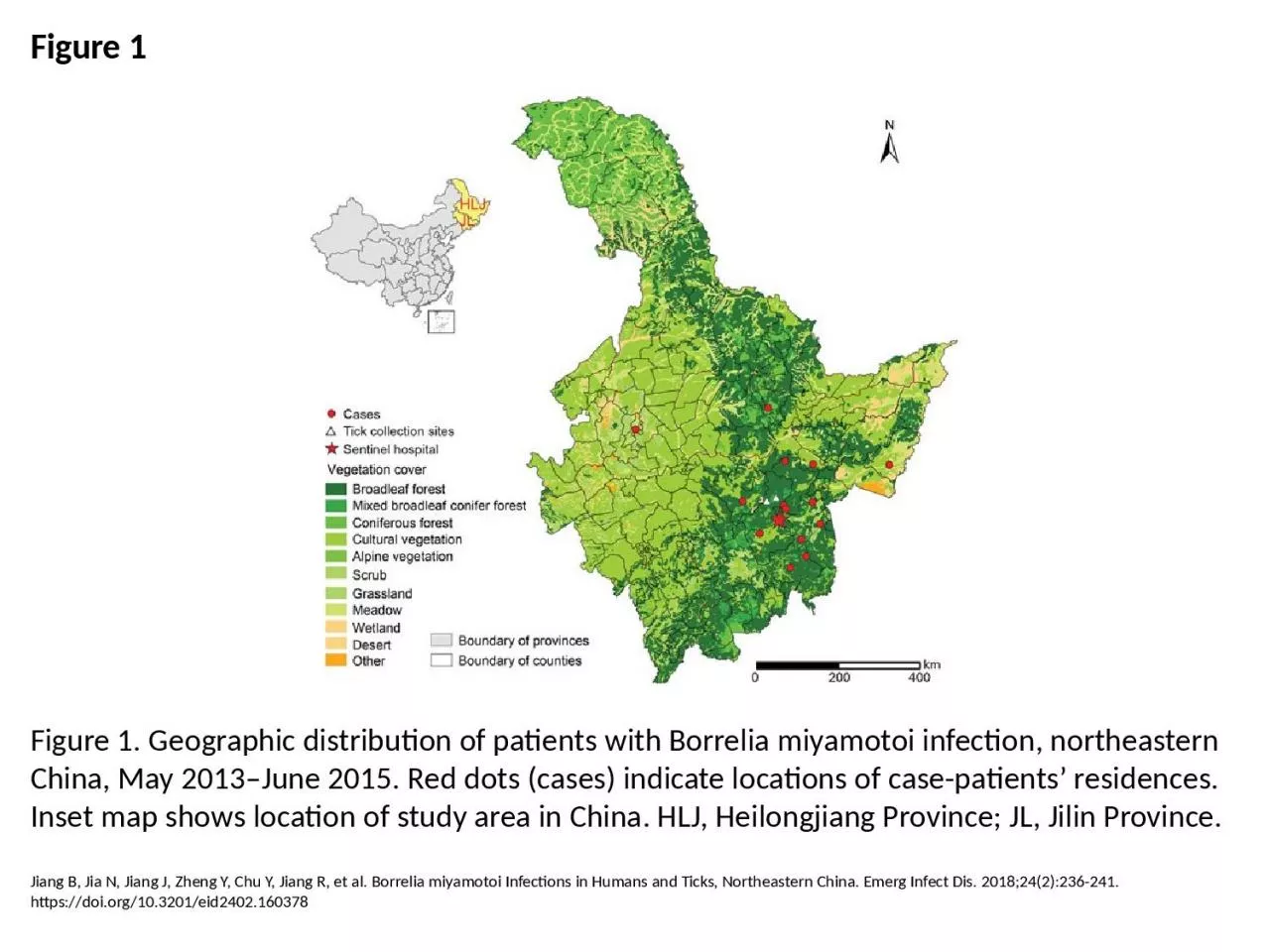 PPT-Figure 1 Figure 1. Geographic distribution of patients with Borrelia miyamotoi infection,