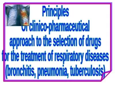 Principles Of  clinico -pharmaceutical