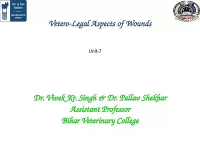 Vetero -Legal Aspects of Wounds