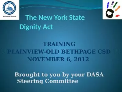 The New York State          		   Dignity Act