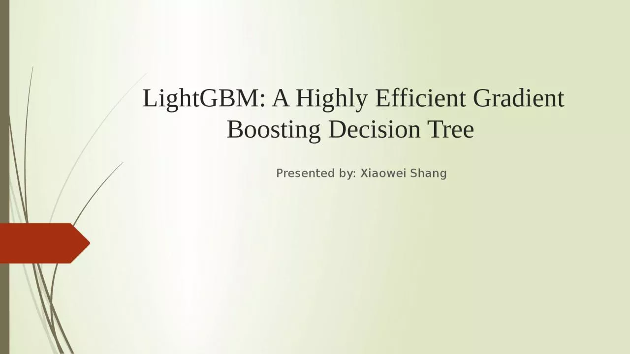 PPT-LightGBM : A Highly Efficient Gradient Boosting Decision Tree