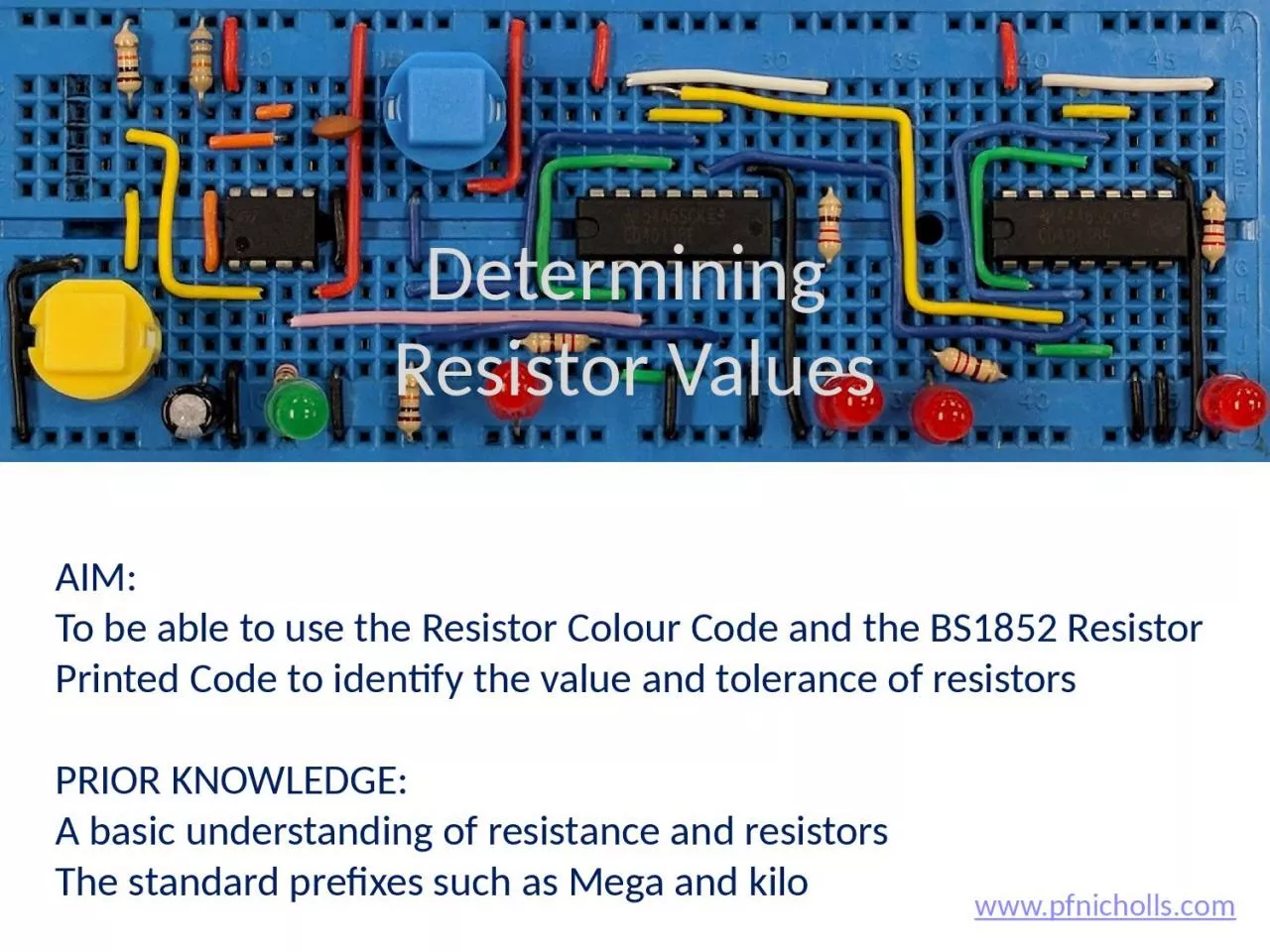 Determining  Resistor Values