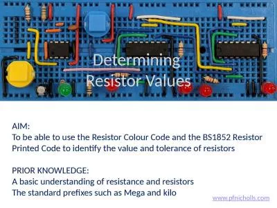 Determining  Resistor Values