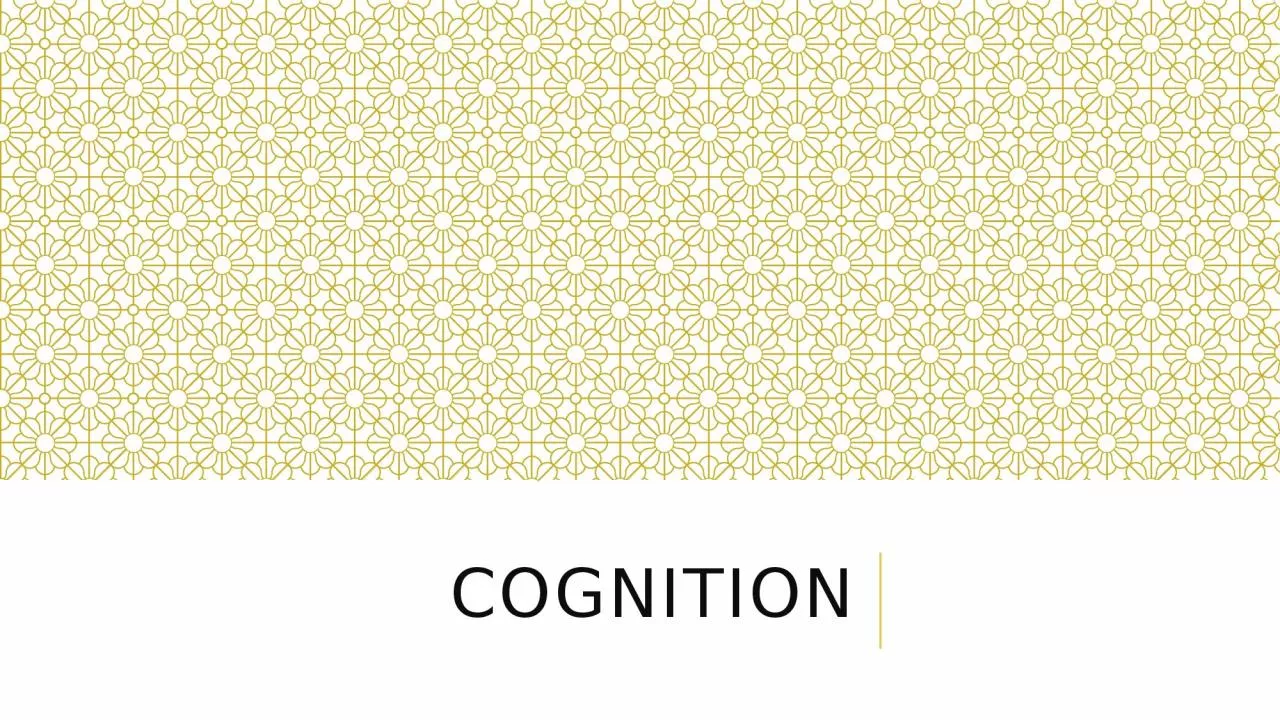 PPT-Cognition Attention Attention