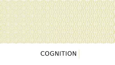 Cognition Attention Attention