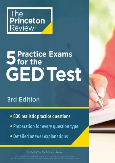 [DOWNLOAD] 5 Practice Exams for the GED Test, 3rd Edition: Extra Prep for a Higher Score College Test Preparation