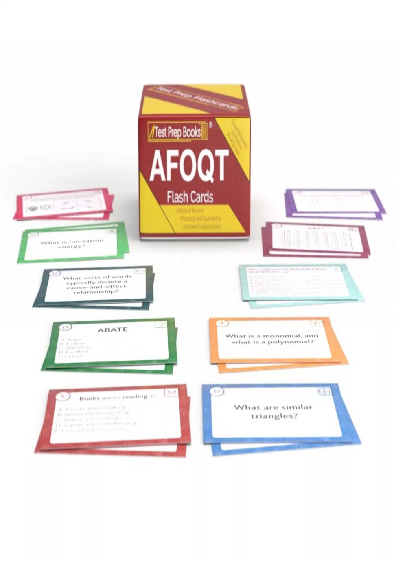 PDF-[DOWNLOAD] AFOQT Flash Cards 2023-2024: AFOQT Test Prep and Study Guide Flashcards with