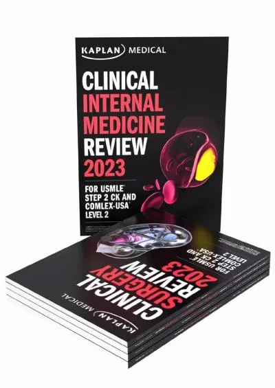 [DOWNLOAD] Clinical Medicine Complete 5-Book Subject Review 2023: For USMLE Step 2 CK and COMLEX-USA Level 2 Kaplan Test Prep