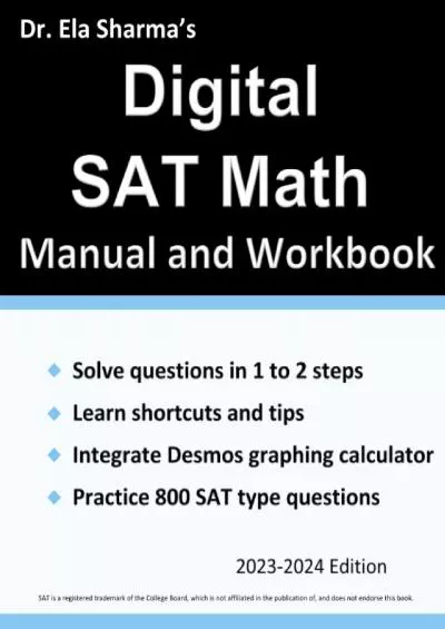 [EBOOK] SAT Math Manual and Workbook: For the New SAT