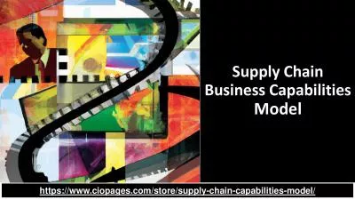 Supply Chain Capabilities Model: A list of supply chain capabilities