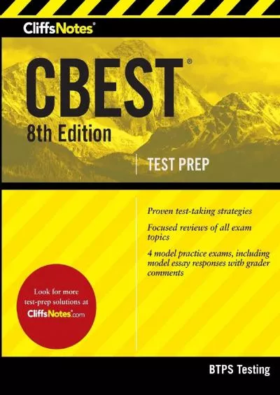 [EBOOK] CliffsNotes CBEST, 8th Edition Cliffsnotes Test Prep