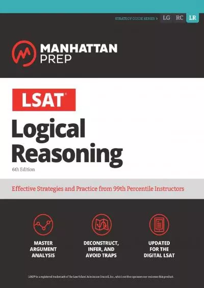 [EBOOK] LSAT Logical Reasoning Manhattan Prep LSAT Strategy Guides