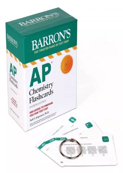 [DOWNLOAD] AP Chemistry Flashcards, Fourth Edition: Up-to-Date Review and Practice + Sorting Ring for Custom Study Barron\'s AP