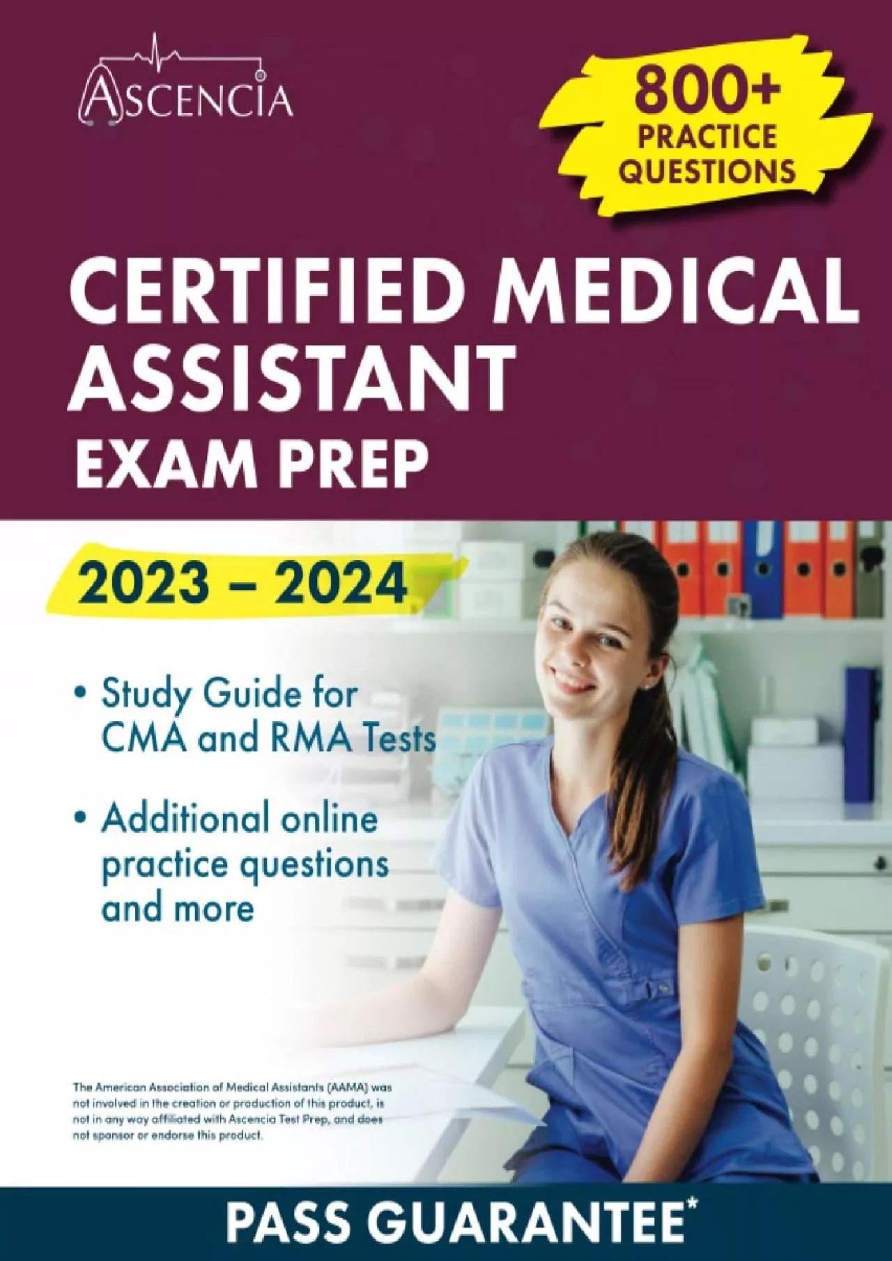 [EBOOK] Certified Medical Assistant Exam Prep 2023-2024: 800+ Practice Questions, Study