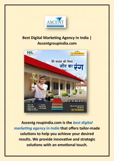 Best Digital Marketing Agency In India | Ascentgroupindia.com
