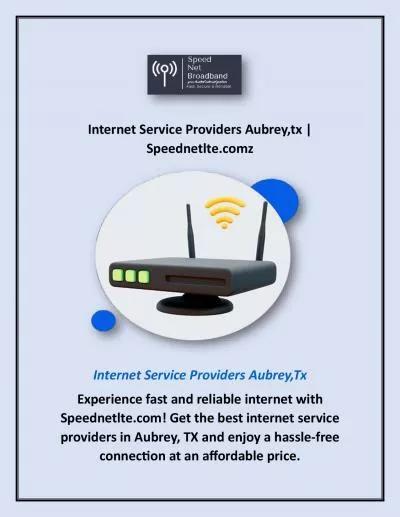 Internet Service Providers Aubrey,tx | Speednetlte.com