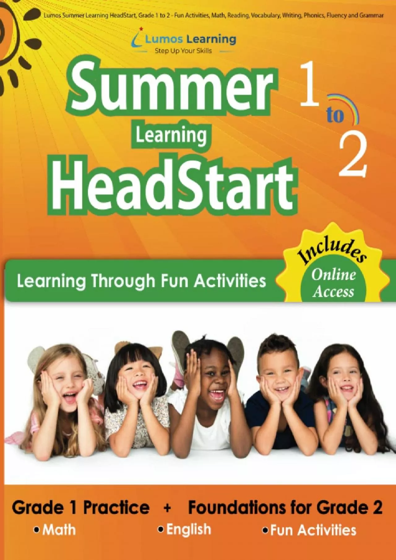 PDF-[DOWNLOAD] Lumos Summer Learning HeadStart, Grade 1 to 2 - Fun Activities, Math, Reading,