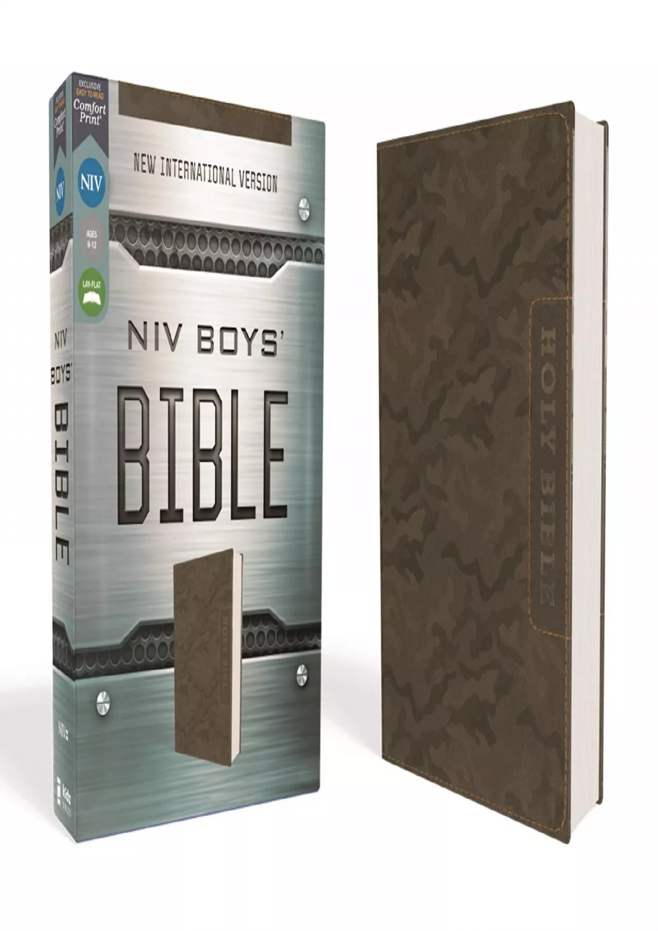 PDF-[READ] NIV, Boys\' Bible, Leathersoft, Brown Camo, Comfort Print