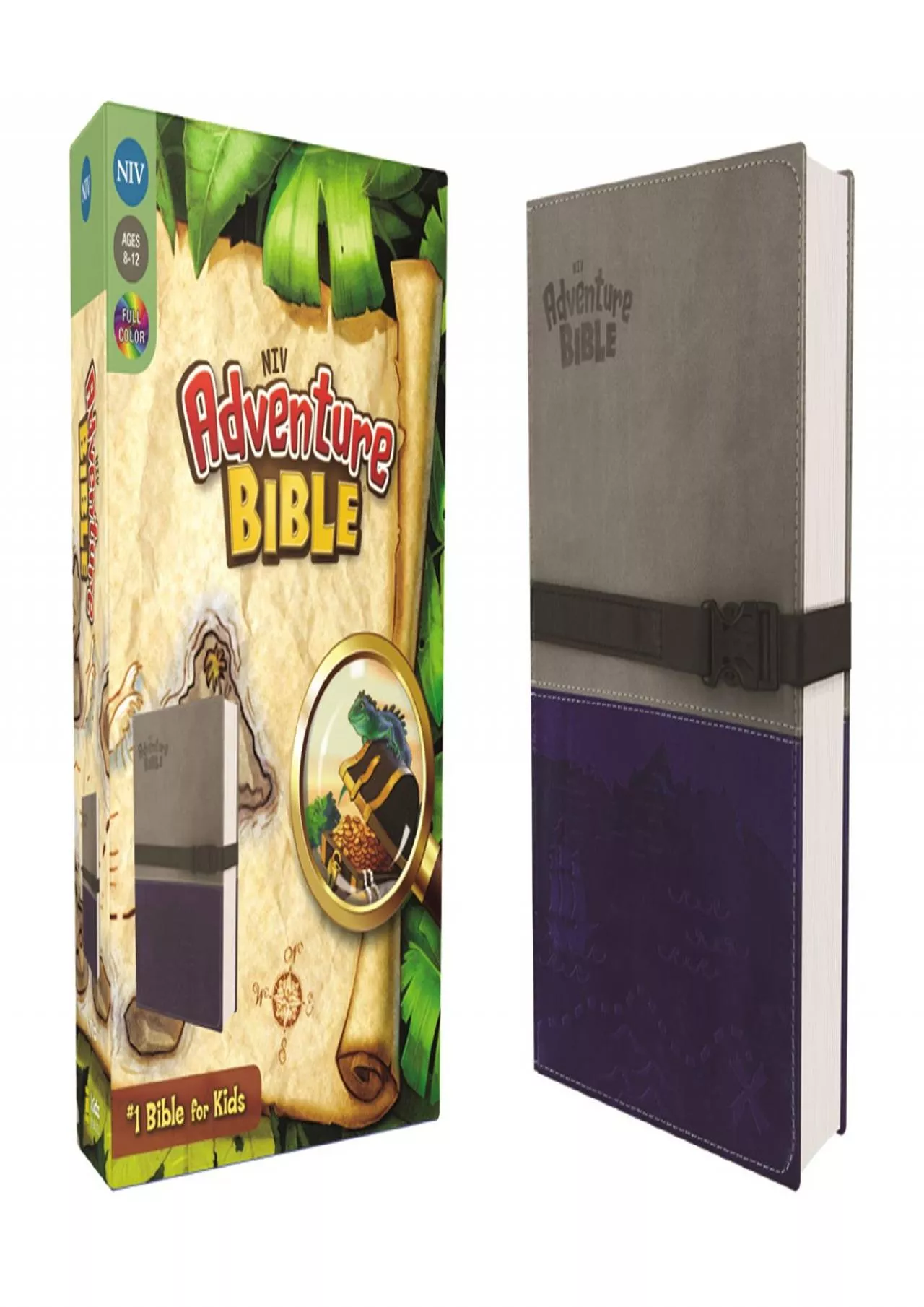 [EBOOK] NIV, Adventure Bible, Leathersoft, Gray/Blue, Full Color