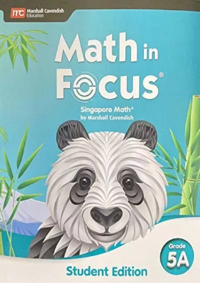 [READ] Student Edition Volume A Grade 5 2020 (Math in Focus)