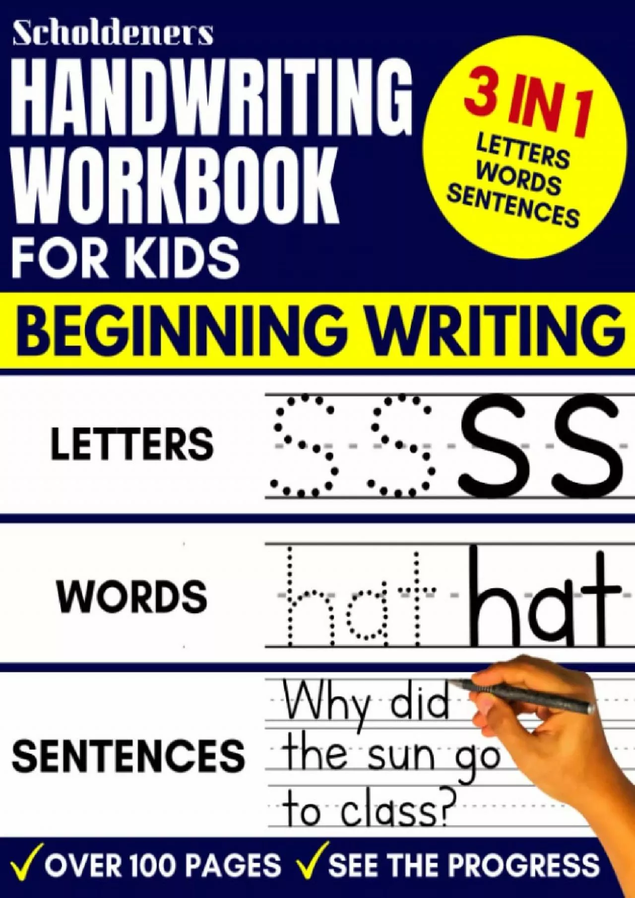 [EBOOK] Handwriting Workbook for Kids: 3-in-1 Writing Practice Book to Master Letters,