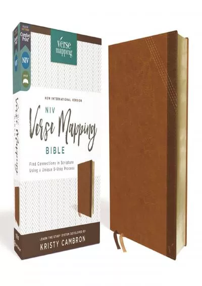 [READ] NIV, Verse Mapping Bible, Leathersoft, Brown, Comfort Print: Find Connections in Scripture Using a Unique 5-Step Process