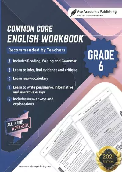 [EBOOK] Common Core English Workbook: Grade 6 English