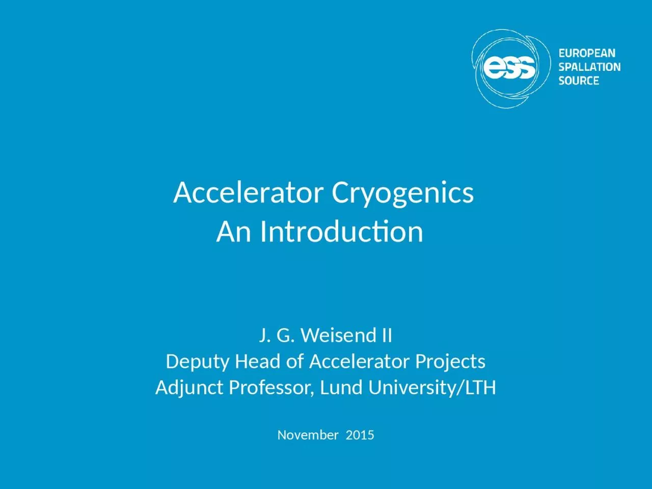 PPT-Accelerator Cryogenics An Introduction