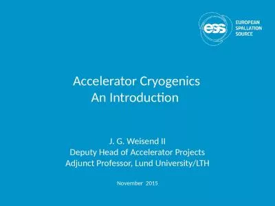 Accelerator Cryogenics An Introduction