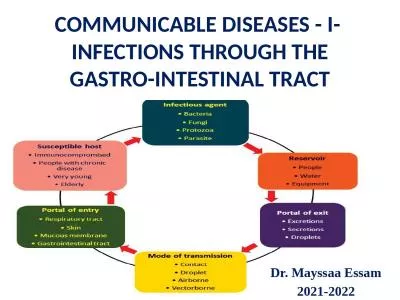 COMMUNICABLE  DISEASES -