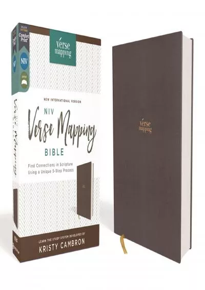 [EBOOK] NIV Verse Mapping Bible Cloth over Board Gray Comfort Print: Find Connections in Scripture Using a Unique 5-Step Process