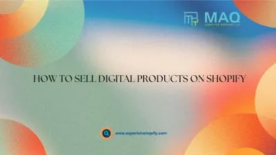 How To Sell Digital Product On Shopify