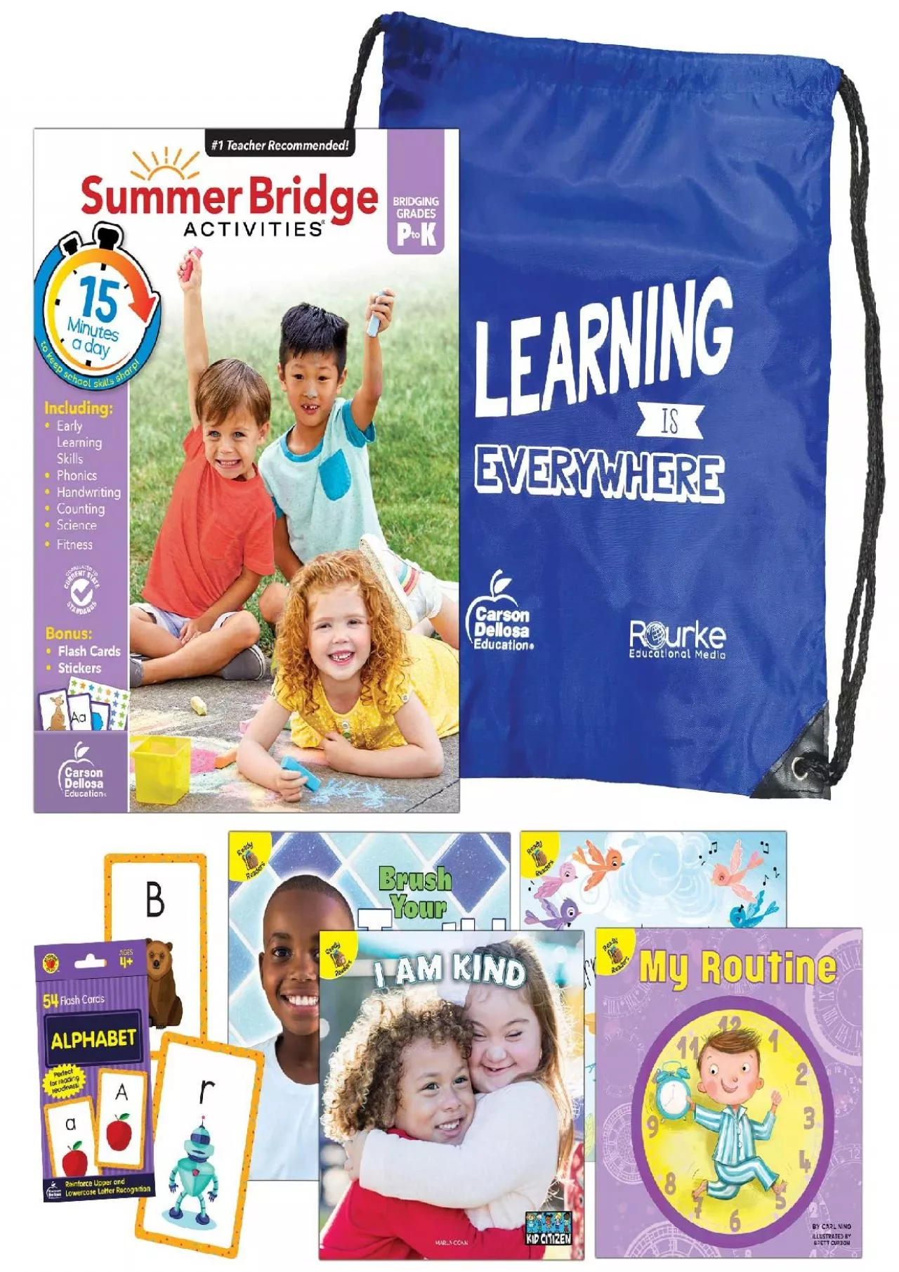 PDF-[EBOOK] Summer Bridge Activities PreK-K Bundle Ages 4-5 Summer Learning Kindergarten Workbook