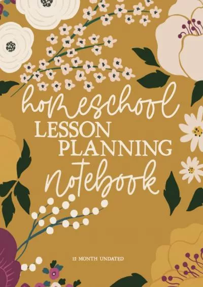 [READ] Homeschool Lesson Planning Notebook: 12 Month Undated Dot Grid Planner by schoolnest