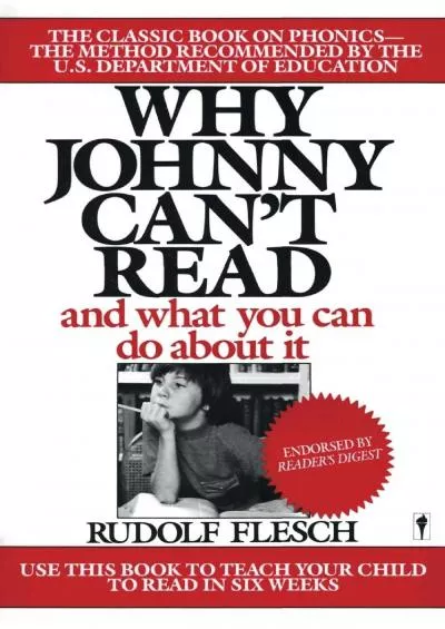 [READ] Why Johnny Cant Read: And What You Can Do about It
