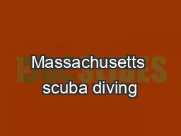 Massachusetts scuba diving