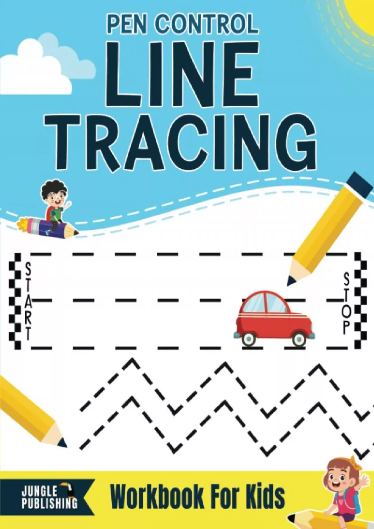 [EBOOK] Pen Control Line Tracing Workbook for Kids: Pencil Control Preschool Activity